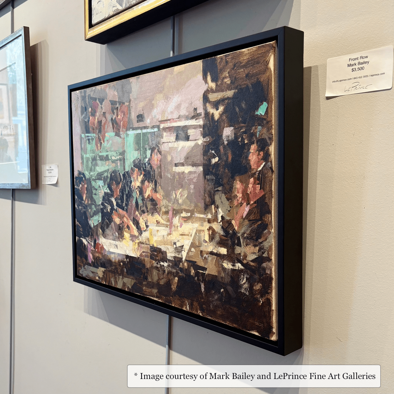 Pinckney - Black Gallery Floater FramePicture Frame