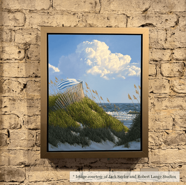 Pitt - Wide Champagne Floater FramePicture Frame