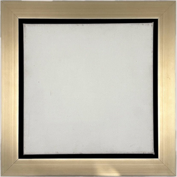 Pitt - Wide Champagne Floater Picture Frame