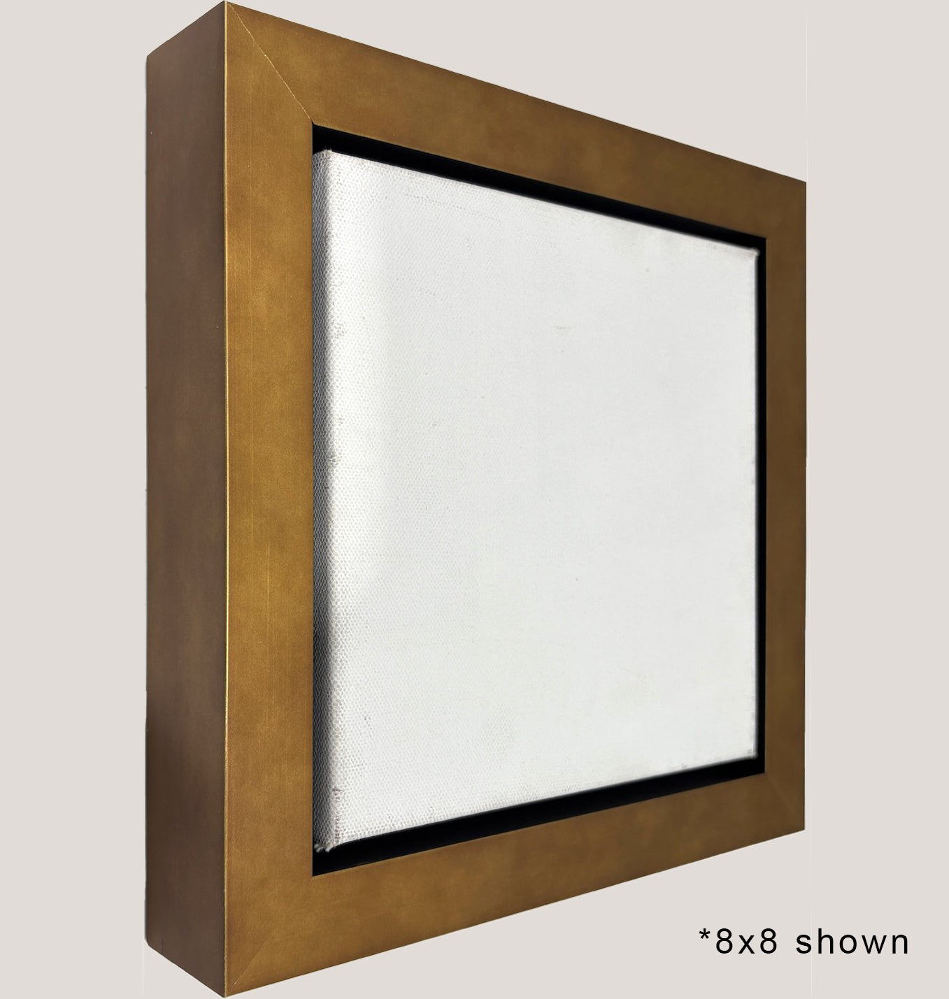 Pitt - Wide Gold Floater Frame - Articient