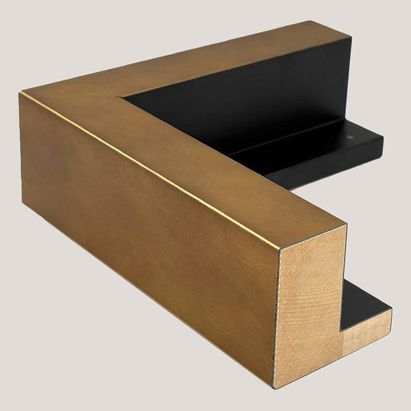 Prioleau - Wide Gold Floater FramePicture Frame