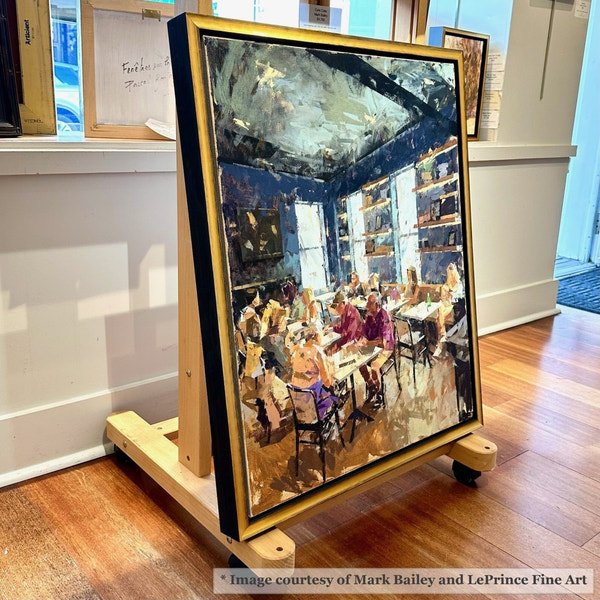 Reid - Gold & Black Floater FramePicture Frame