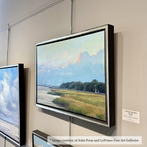 Reid - Silver & Black Floater FramePicture Frame