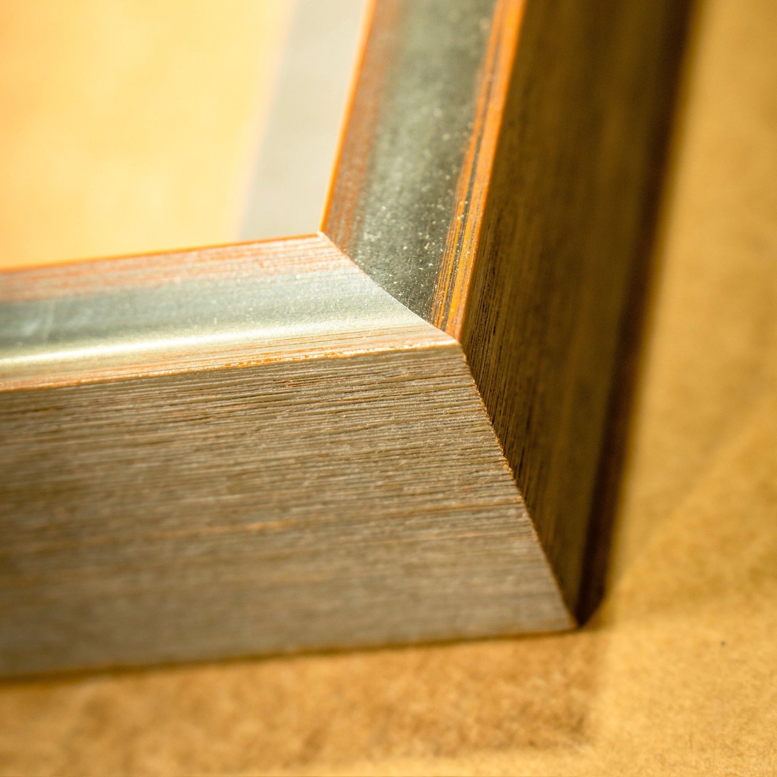 Reid - Silver & Gray Floater FramePicture Frame
