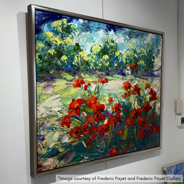 Reid - Silver & Gray Floater FramePicture Frame