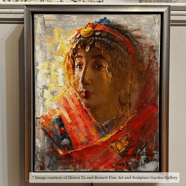 Reid - Silver & Gray Floater FramePicture Frame