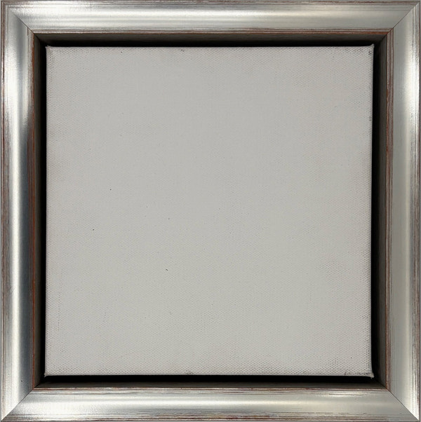 Reid - Silver & Gray Floater FramePicture Frame