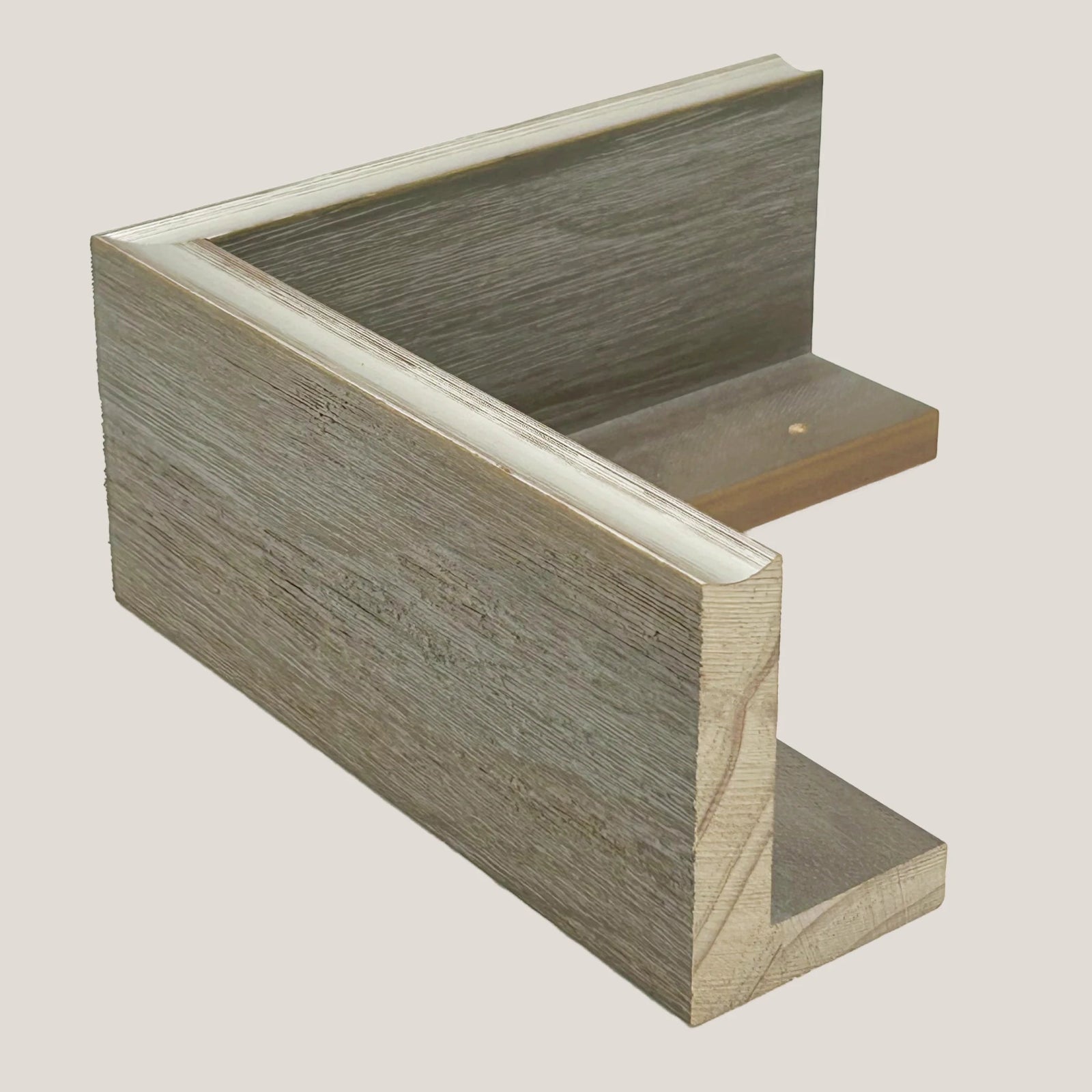 Rhett - Deep Silver & Gray Floater FramePicture Frame