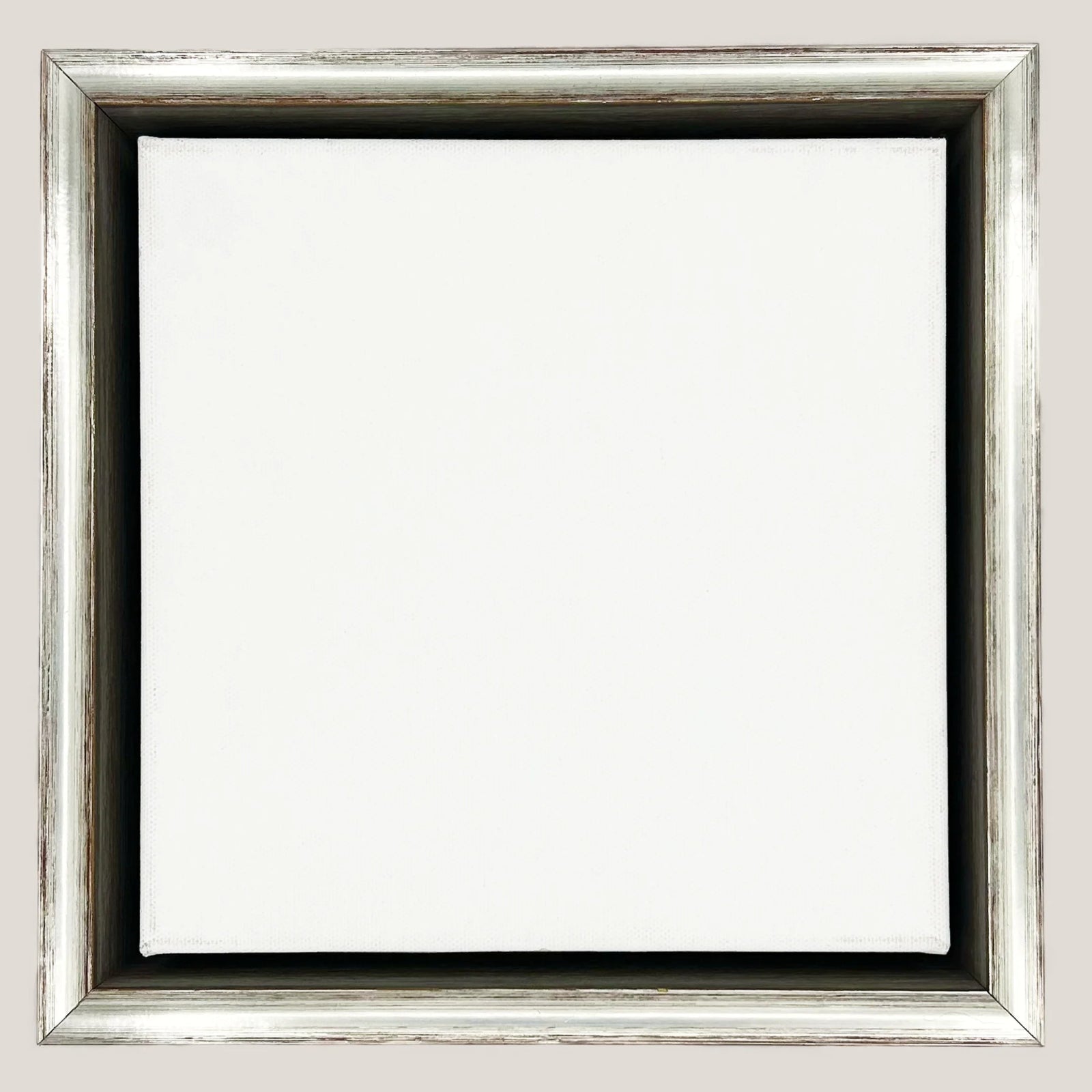 Rhett - Deep Silver & Gray Floater FramePicture Frame
