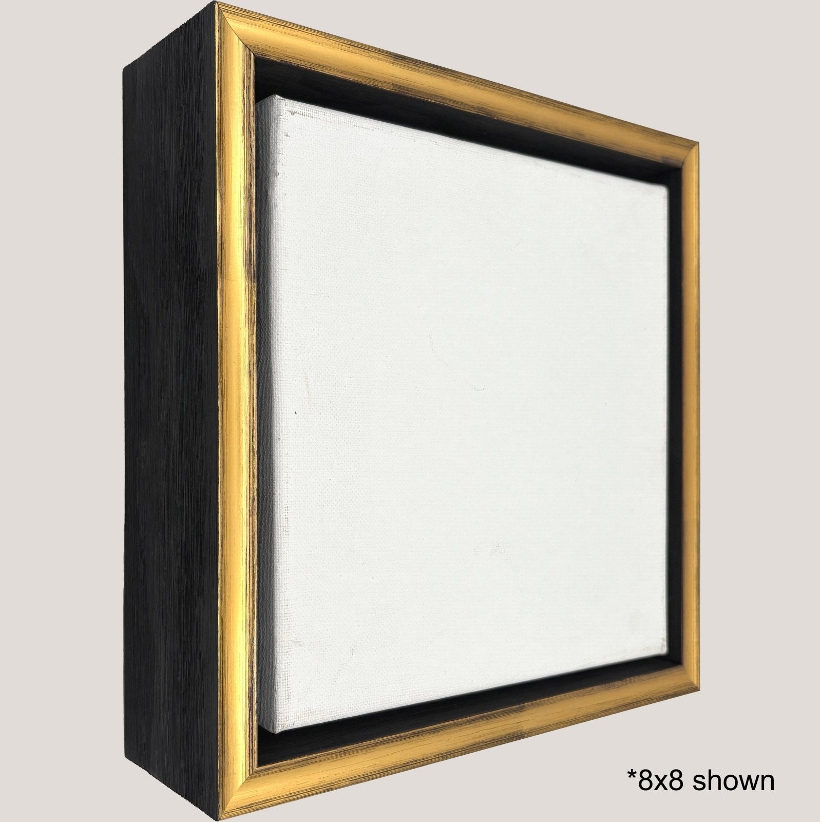 Rhett - Tall Gold Floater FramePicture Frame