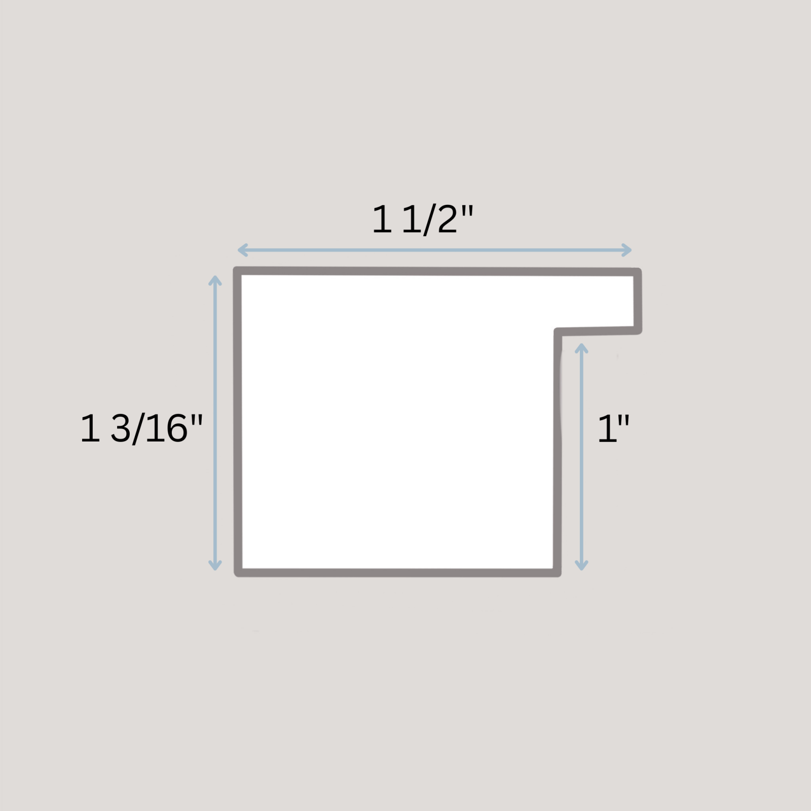 Riley - Flat Walnut FramePicture Frame