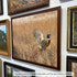 Riley Walnut frame on a Contemporary painting by Tom Goldsmith, at The Sportsman's Gallery