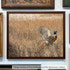 Riley Walnut frame on a Contemporary painting by Tom Goldsmith, at The Sportsman's Gallery