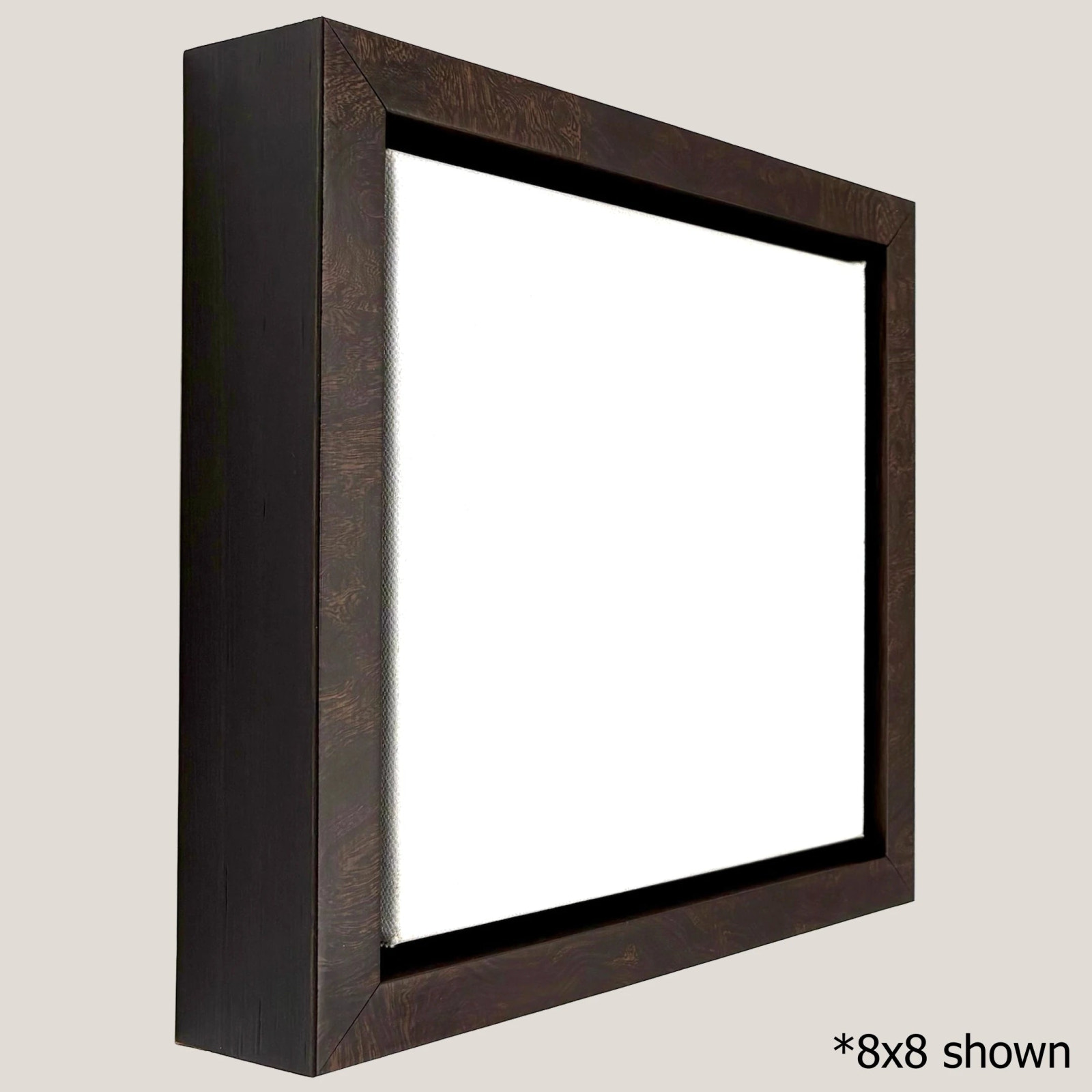 Romney - Elm Burl Floater Frame