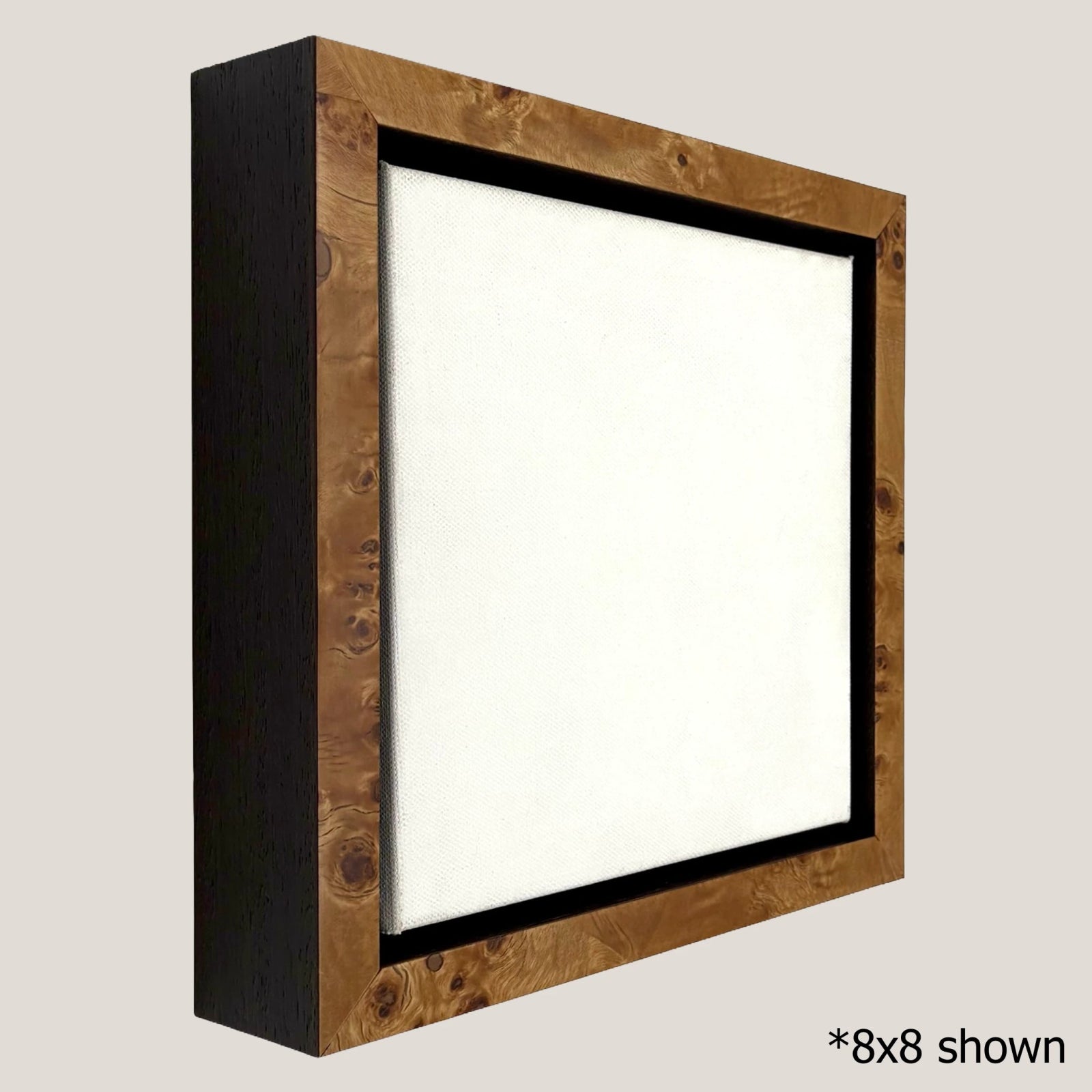 Romney - Poplar Burl Floater Frame