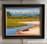 Rutledge Black & Silver frame on an Impressionist painting by Mark Sylva