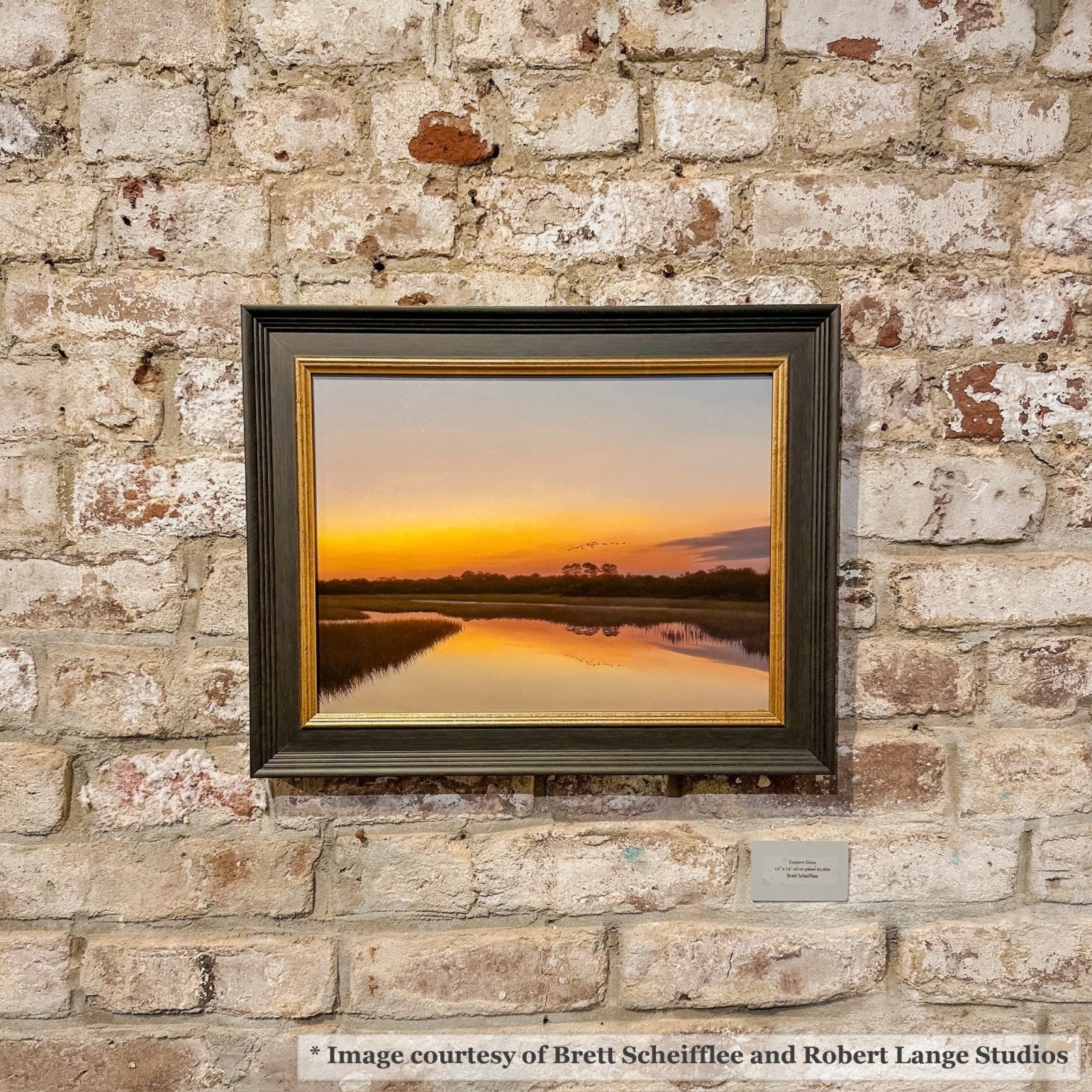 Rutledge - Plein - Air Black and Gold FramePicture Frame