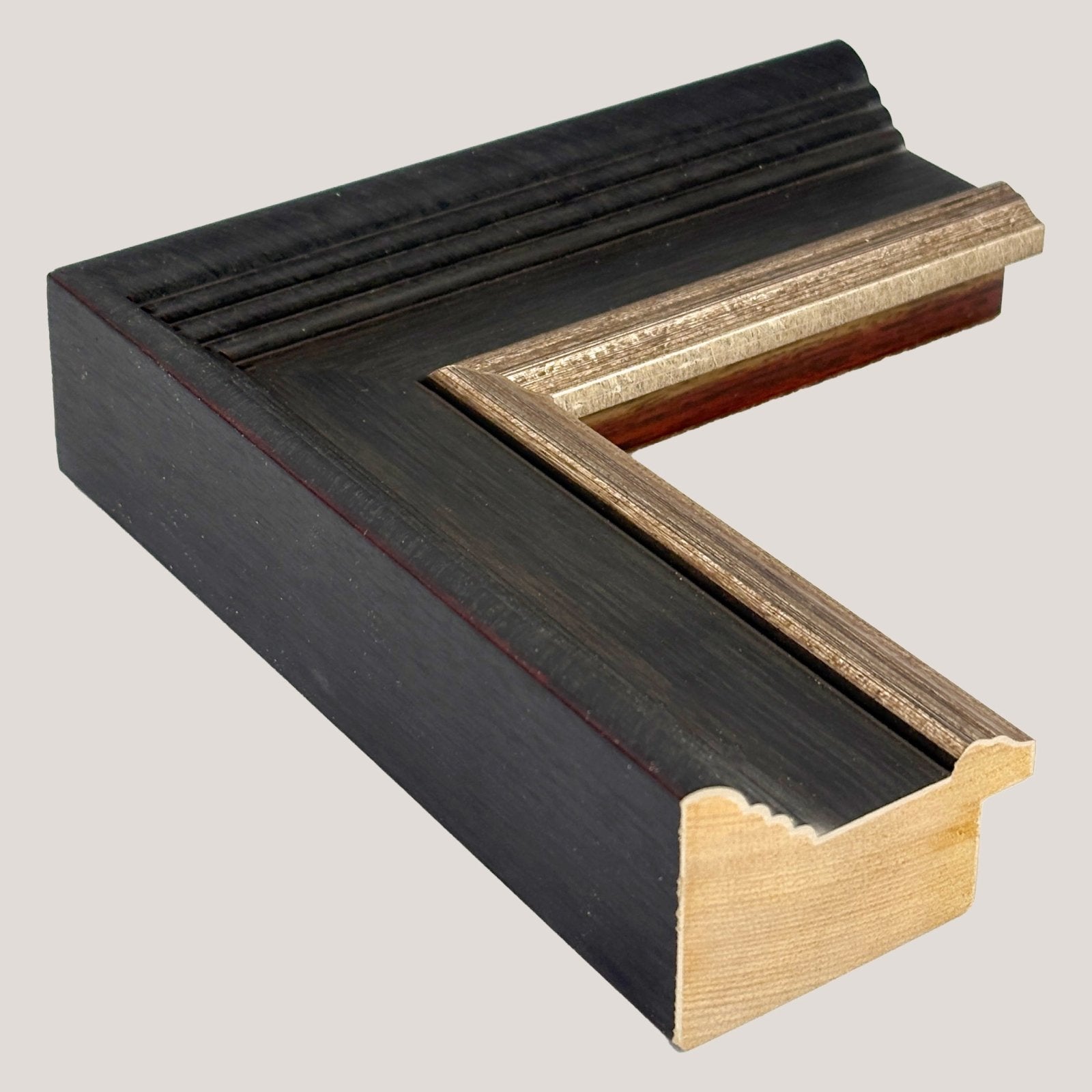 Frame Descriptions Plein-Air Black and Silver Frame - Articient