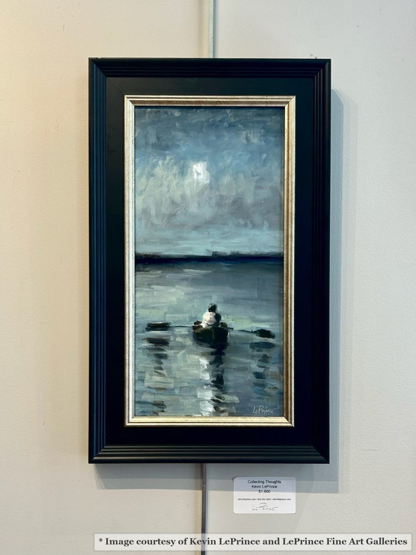 Rutledge - Plein - Air Black and Silver FramePicture Frame