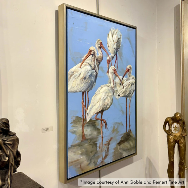 Silver Leaf Floater Frame - CooperPicture Frame