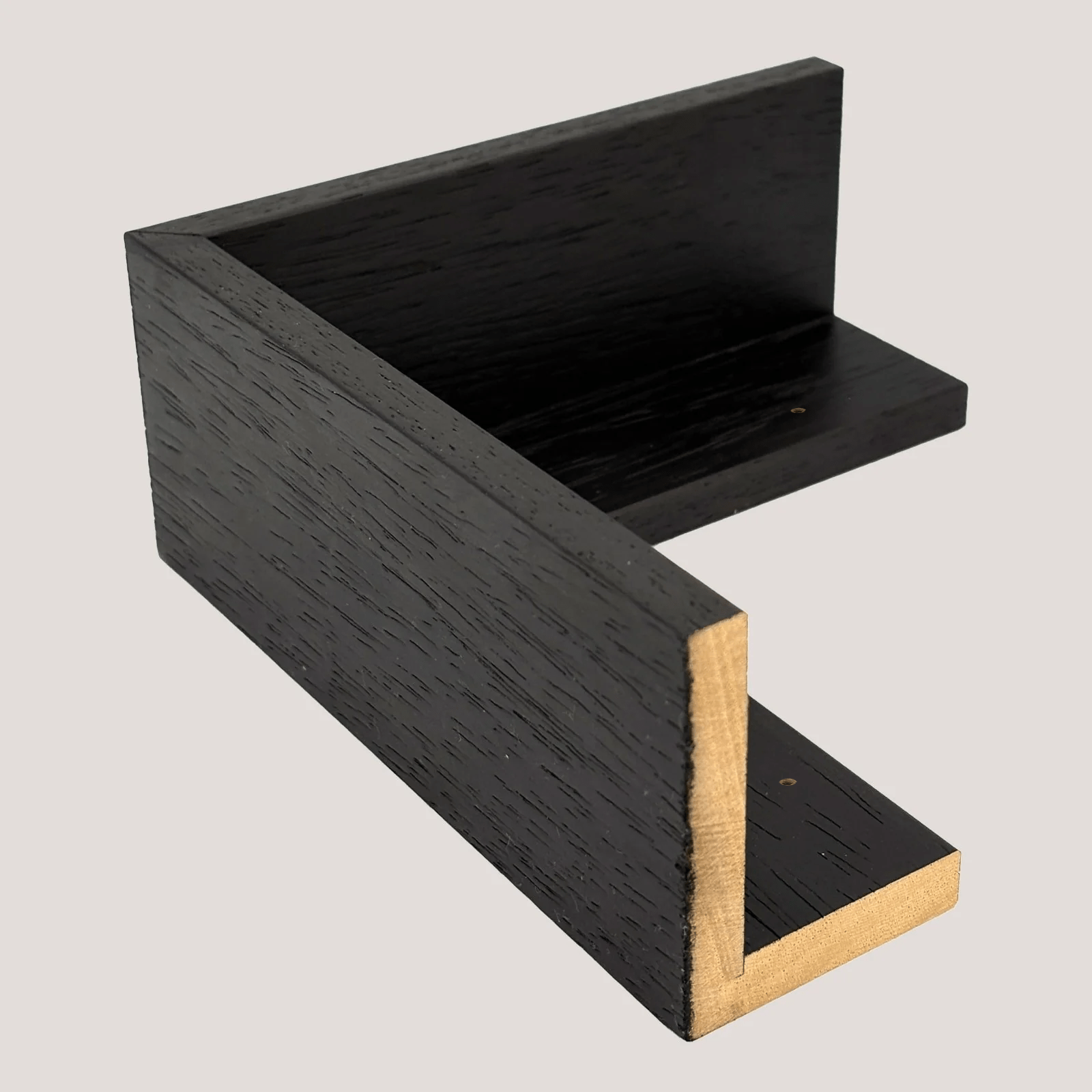 Deep Ebonized Floater Frame: with Ebonized Finish - Articient