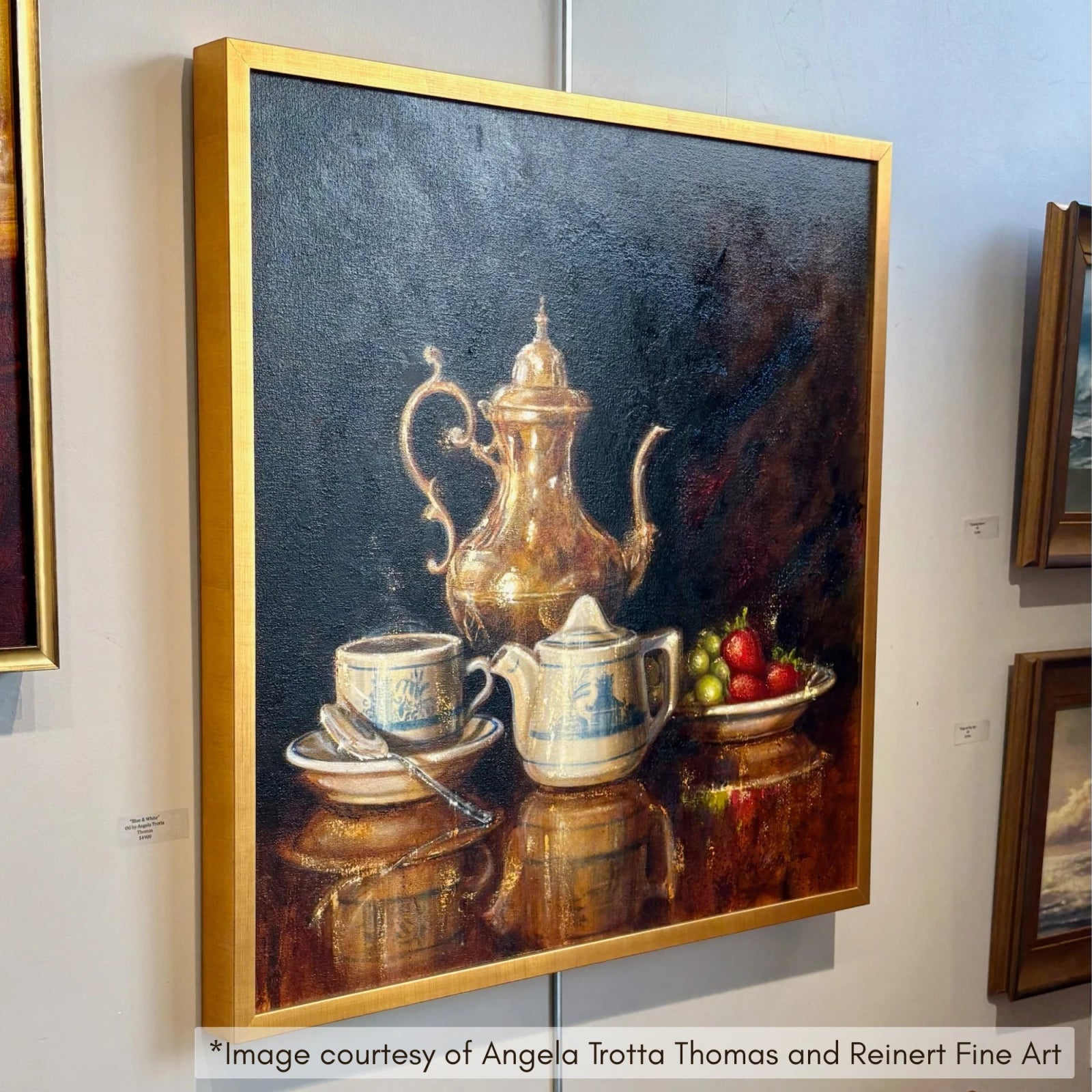 Tall Gold Stem Frame - ChalmersPicture Frame