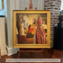 Vendue Gold frame on a Contemporary painting by Pauline Roche, at Ella Walton Richardson Fine Art