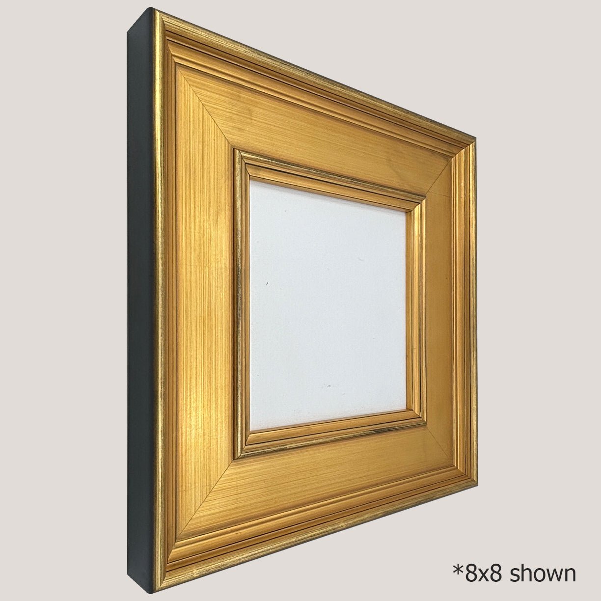 Frame Descriptions Wide Artist Gold Frame - Articient