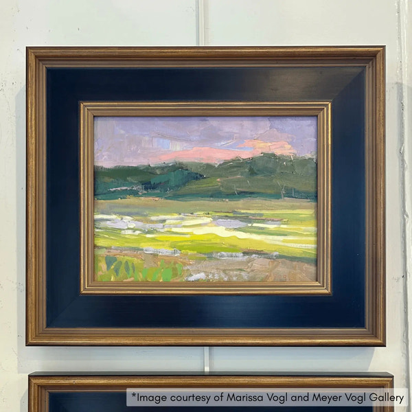 Vendue - Wide Black Gold FramePicture Frame