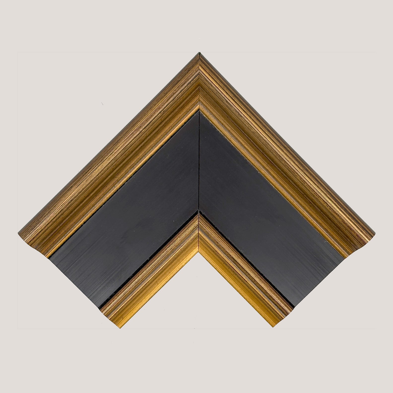 Vendue - Wide Gold Black FramePicture Frame