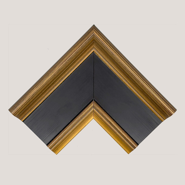 Vendue - Wide Black Gold FramePicture Frame
