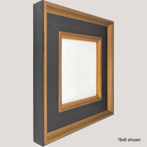 Vendue - Wide Black Gold FramePicture Frame