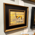 Vendue - Wide Black Gold Frame Realist painting of Wildlife by Grant Hacking