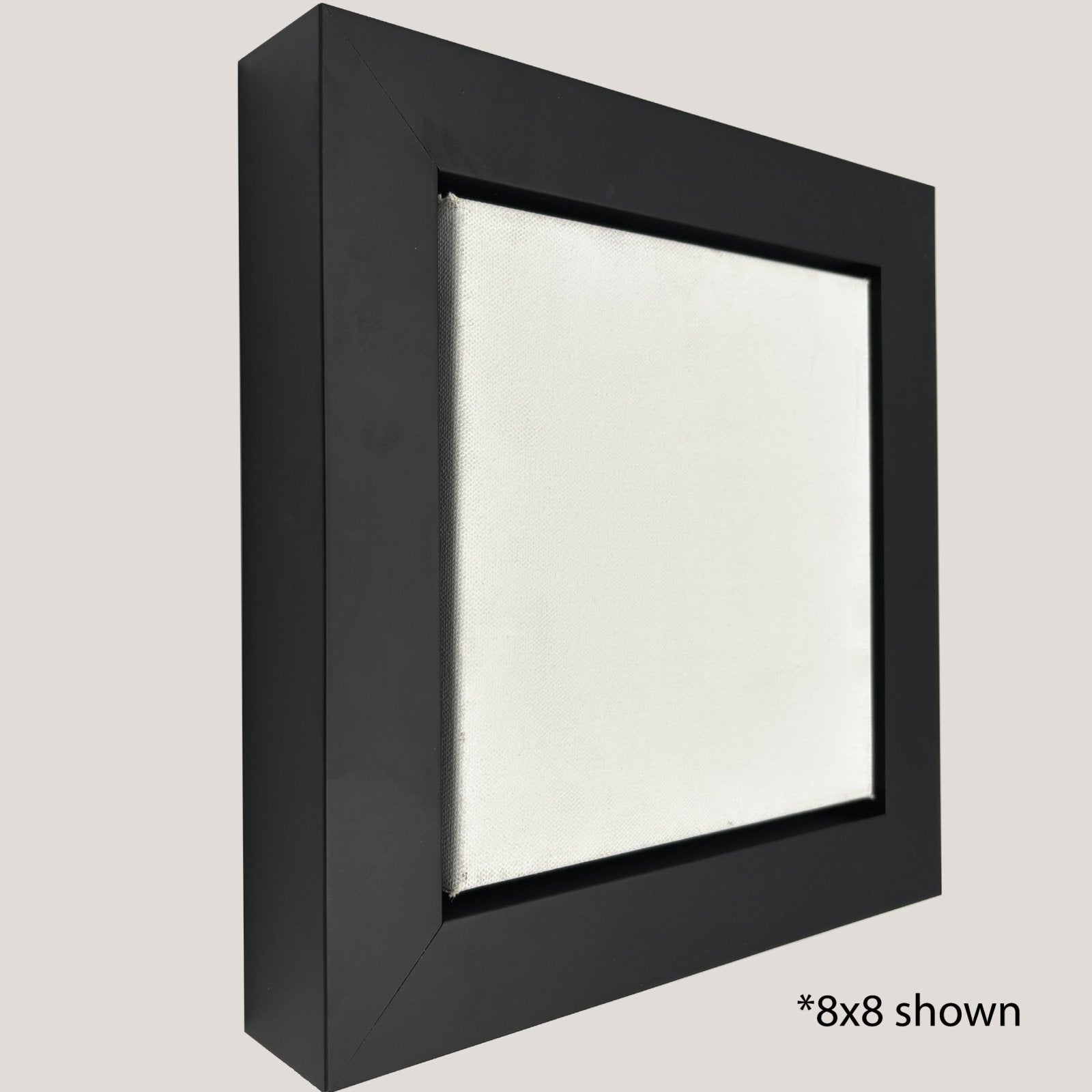 Wentworth - Wide Black Floater FramePicture Frame