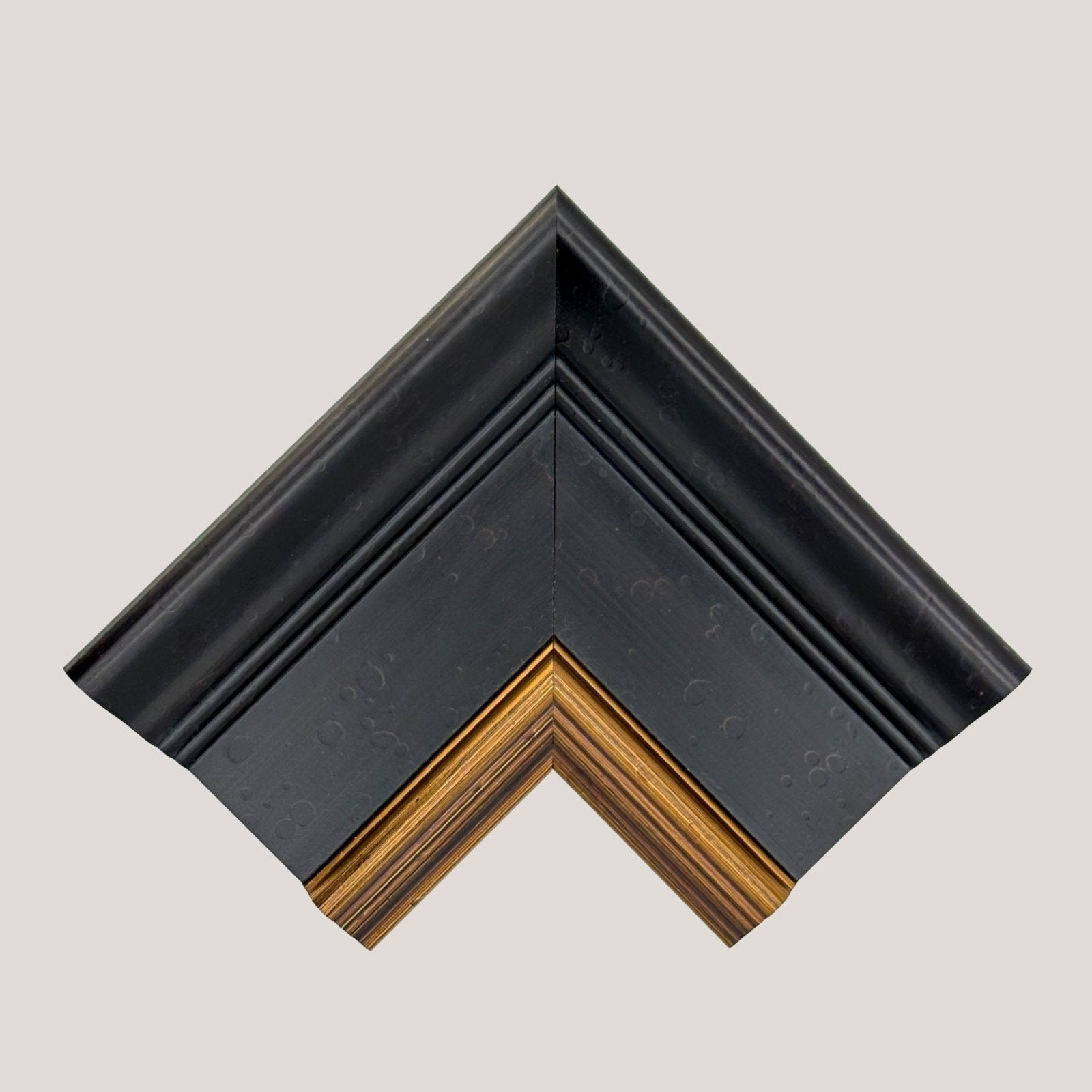 BT01 - Black & Gold Trim FramePicture Frame