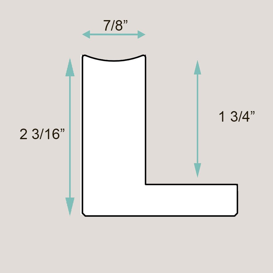 GF02 - Gold & White Floater Frame