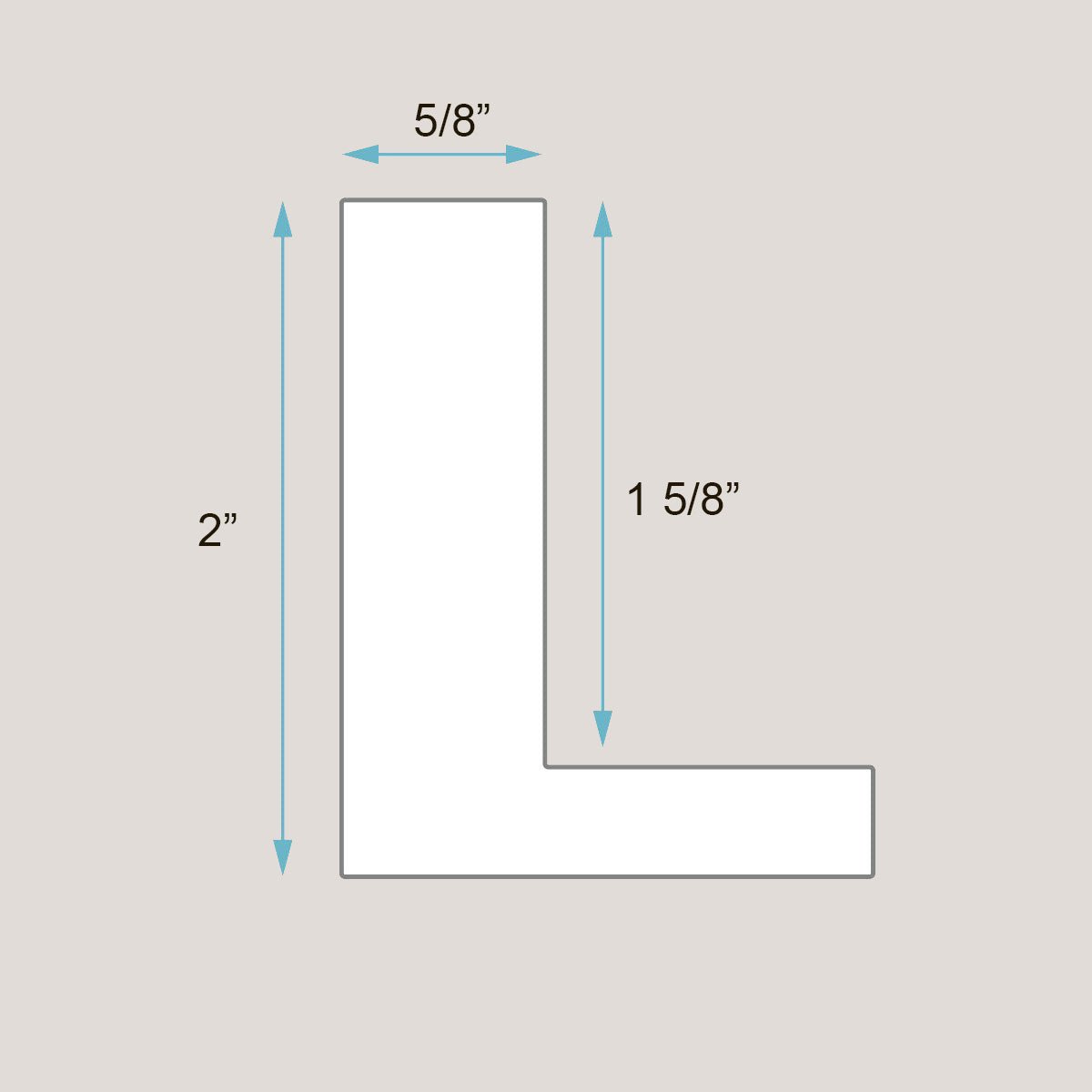 Cosgrove Brushed Silver Floater Frame  Dimensions